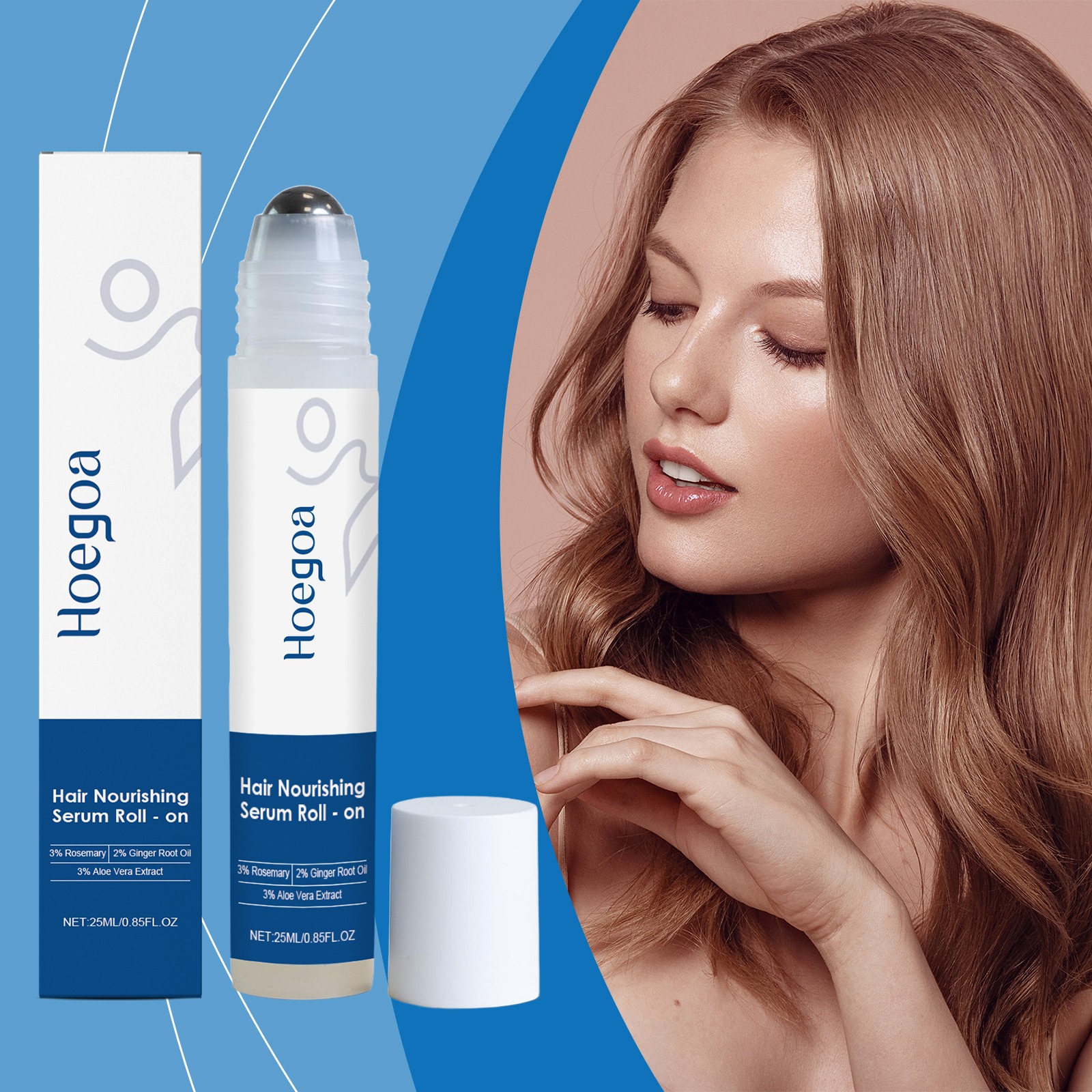 Hair Care For Hair Growth - Rosemary Hair Growth Roller Essence Improves