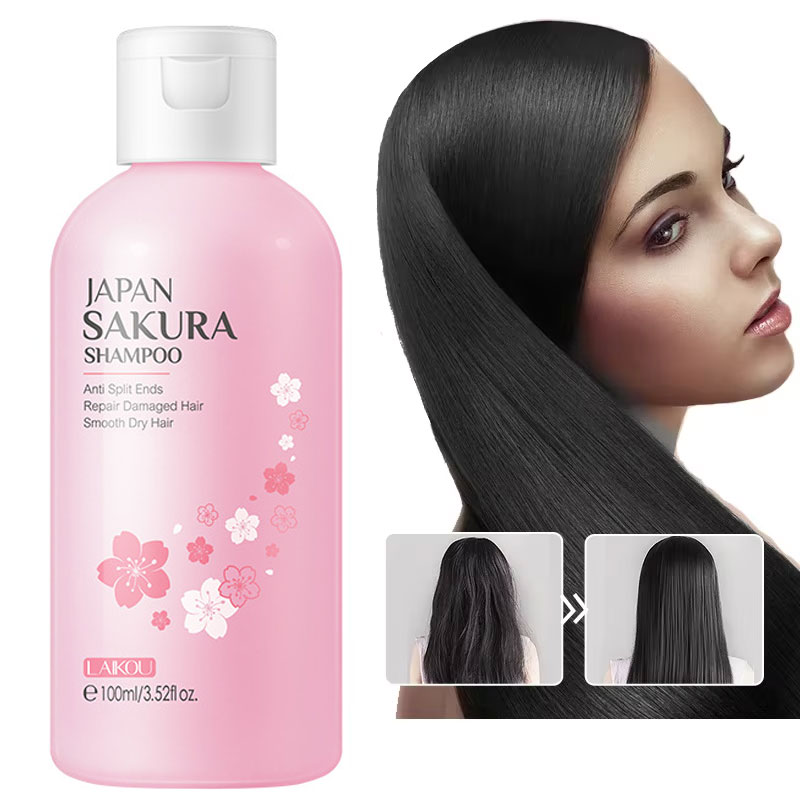 Hair Care Capsule - LAIKOU Japan Sakura Shampoo Repair Damaged
