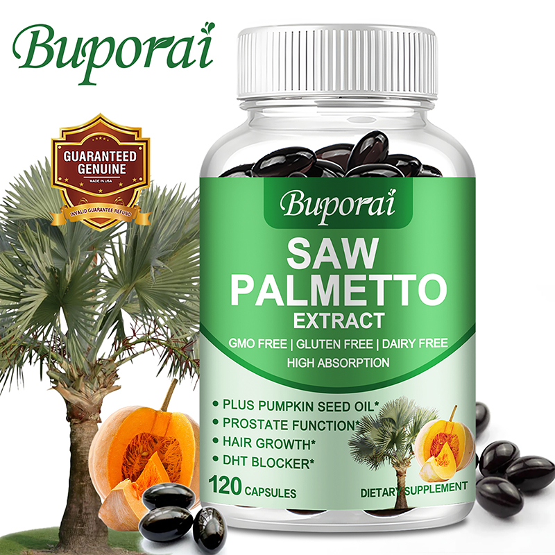 Hair Care Capsule - Saw Palmetto Capsules - with Pumpkin