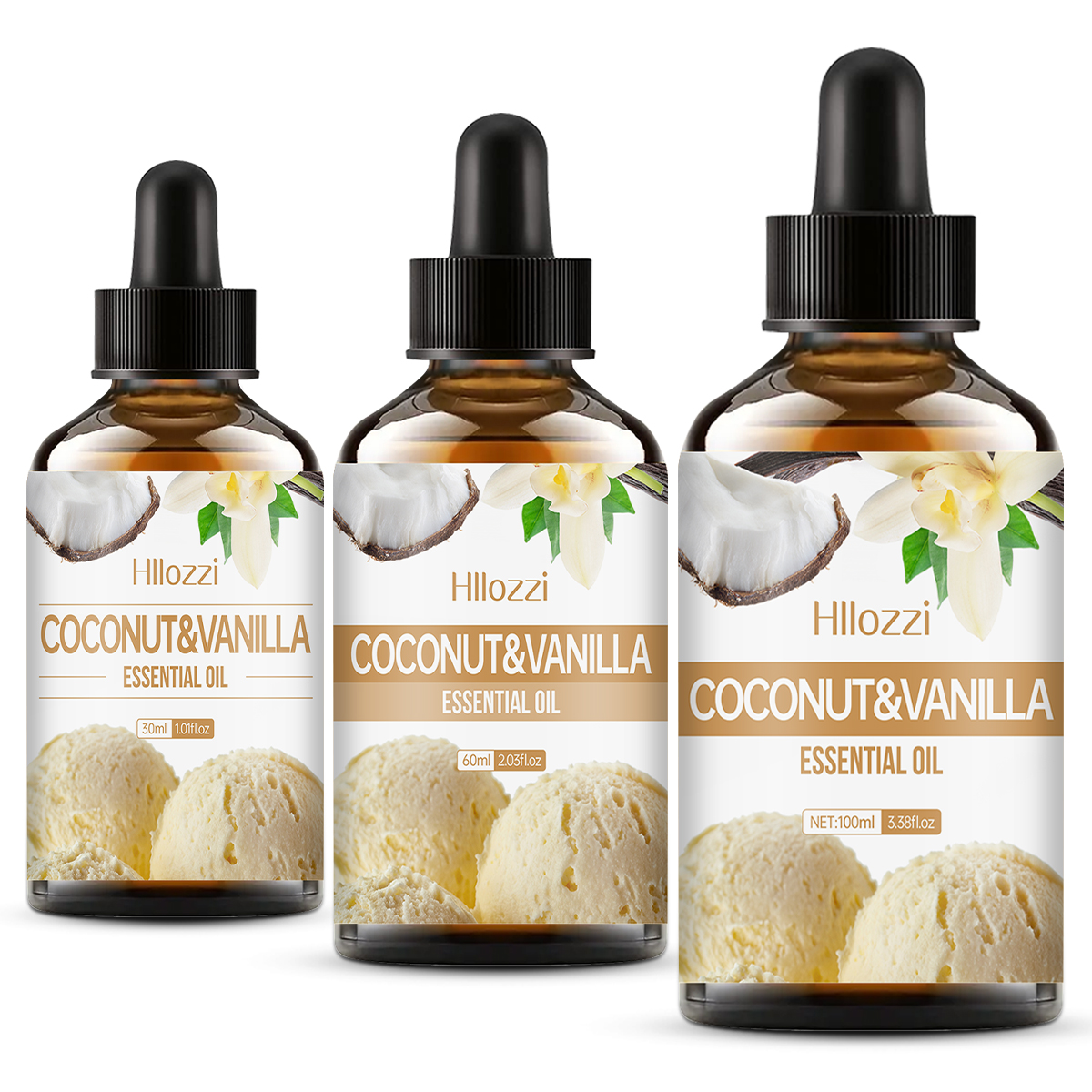 Hair Care Fragrance Essential Oil - Coconut Vanilla Essential Oil Long-lasting Fragrance