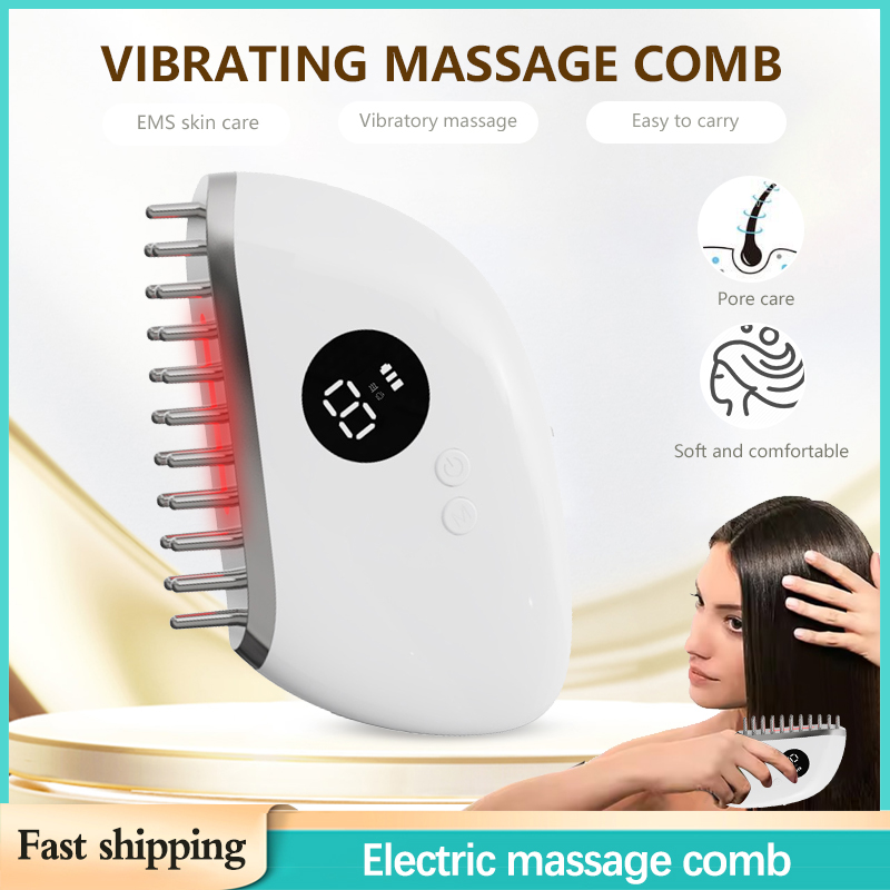 Hair Care For Hair Growth - Electric Hair Growth Comb Red Light