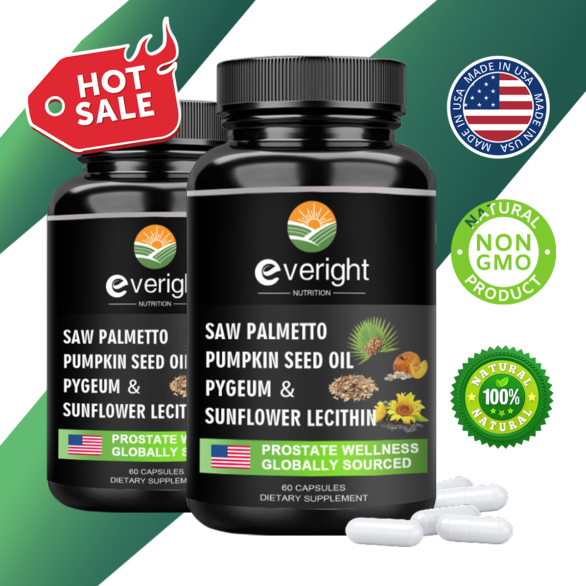 Hair Care Capsule - Saw Palmetto Capsules - Prostate Support,