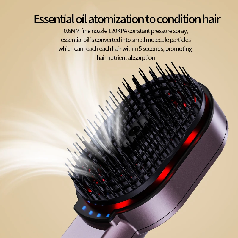 Hair Care Essential Oil - Electric Hair Brush Spray Essential Oil