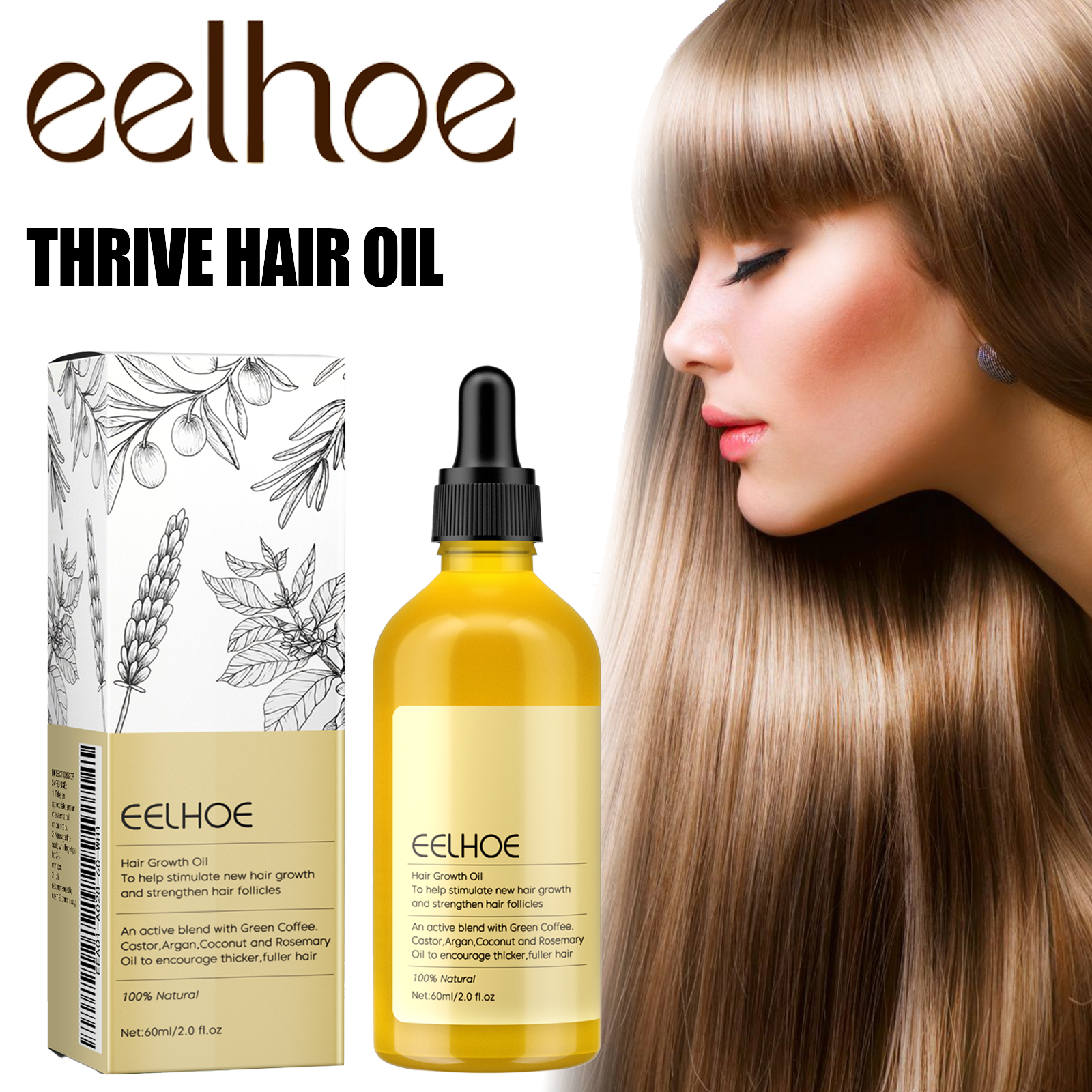 Hair Care For Hair Growth - Rosemary Hair Growth Oil 60ml Anti