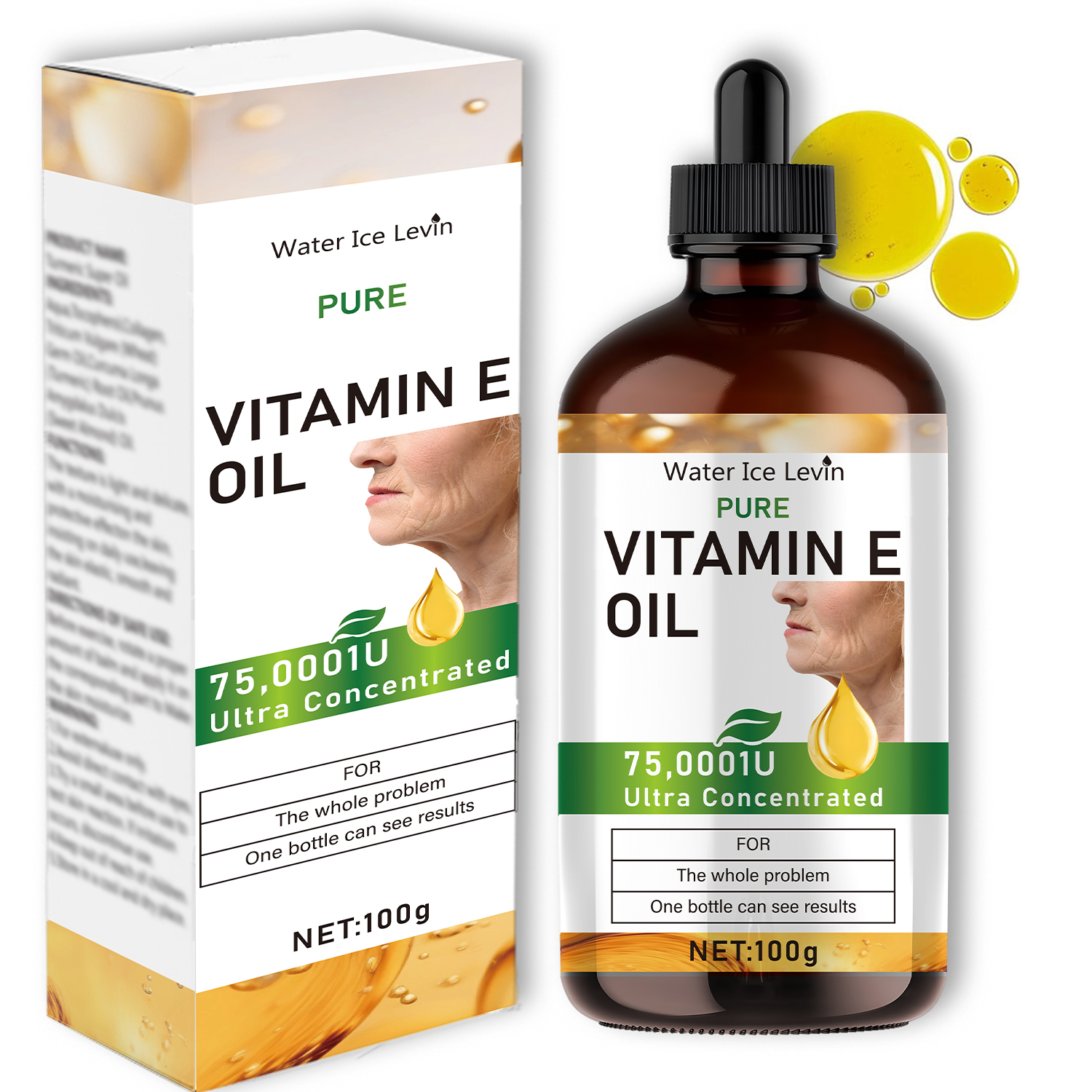 Hair Care Capsule - 100ml Natural Vitamin E Essential Oil,