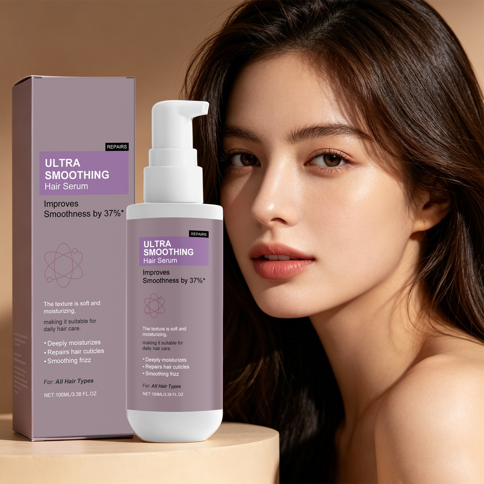 37% Smoothing Hair Serum for D - Hair Care For Dry And Frizzy Hair review and price