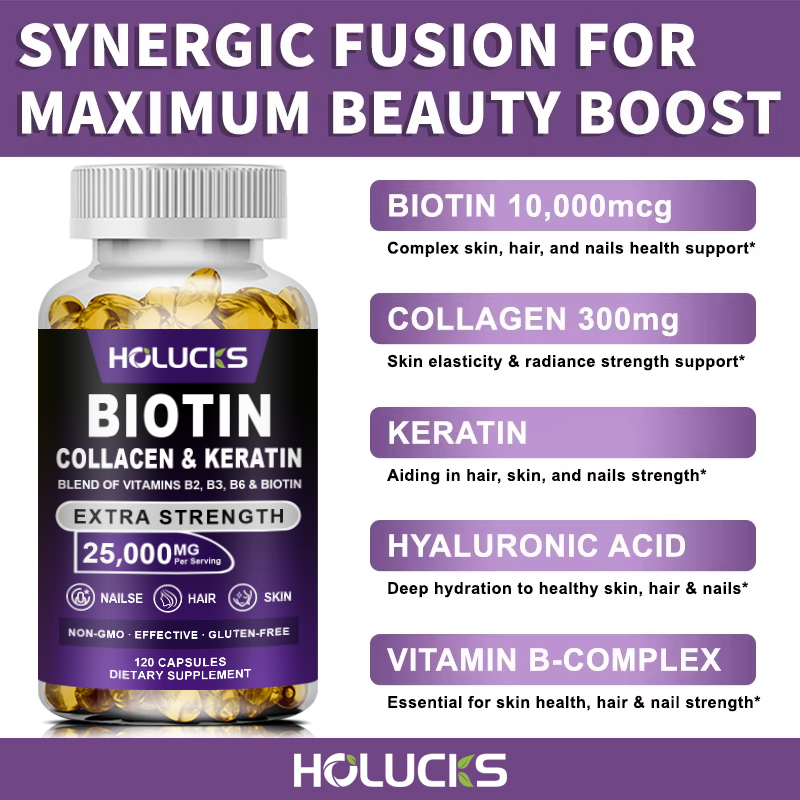 Biotin Collagen & Keratin Caps - Hair Care Capsule review and price