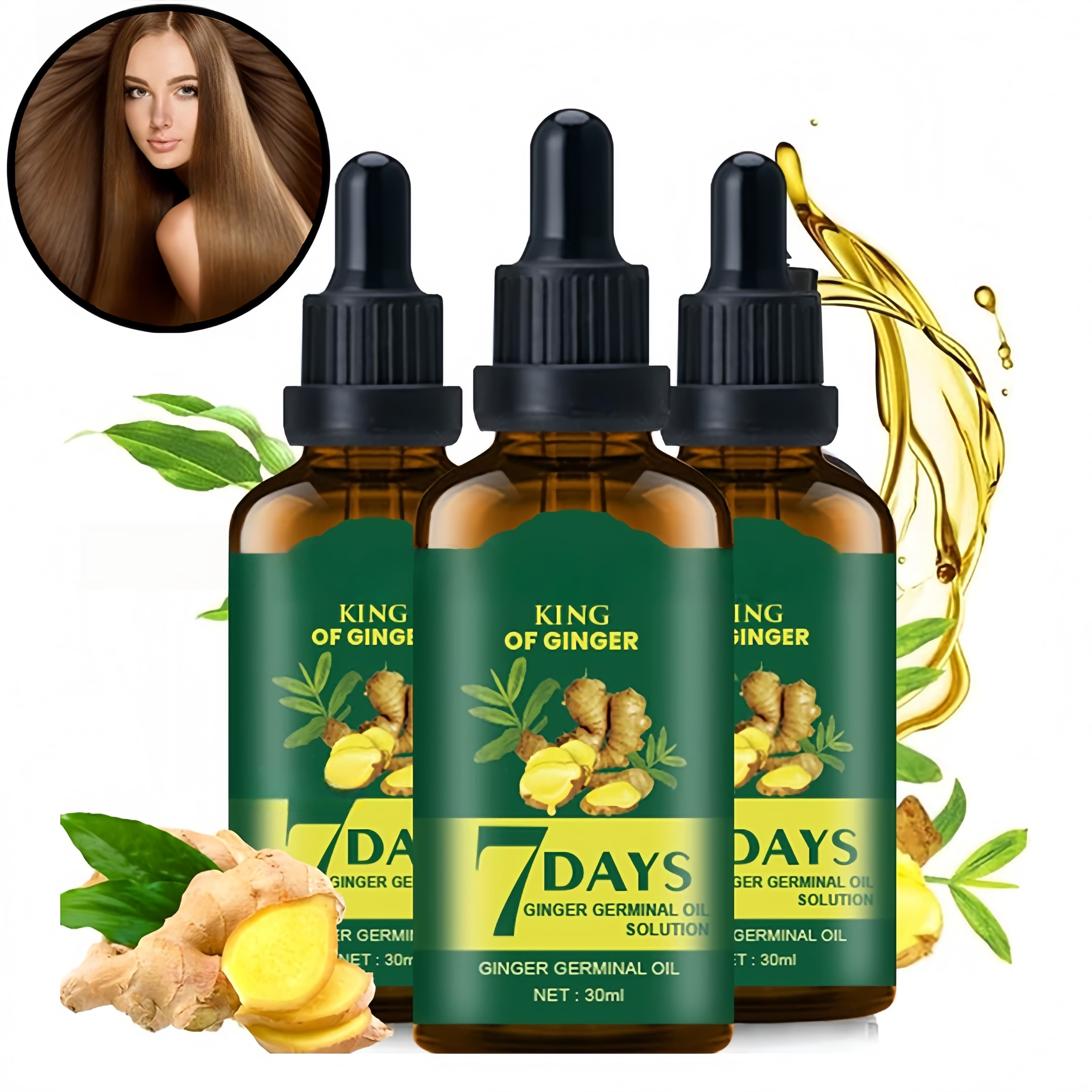 Hair Growth Oil Ginger Biotin  - Hair Care Fragrance Essential Oil review and price