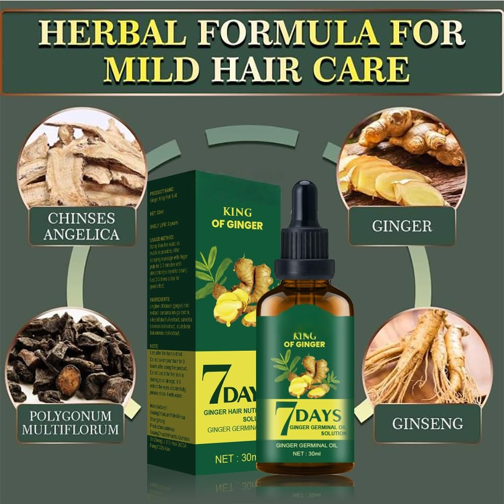 Hair Growth Oil Ginger Biotin  - Hair Care Fragrance Essential Oil review and price