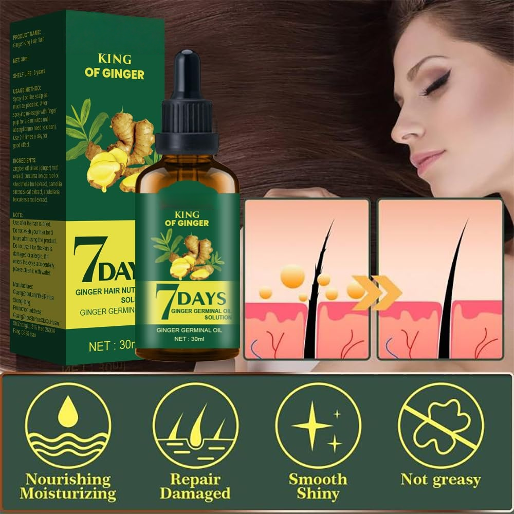 Hair Growth Oil Ginger Biotin  - Hair Care Fragrance Essential Oil review and price