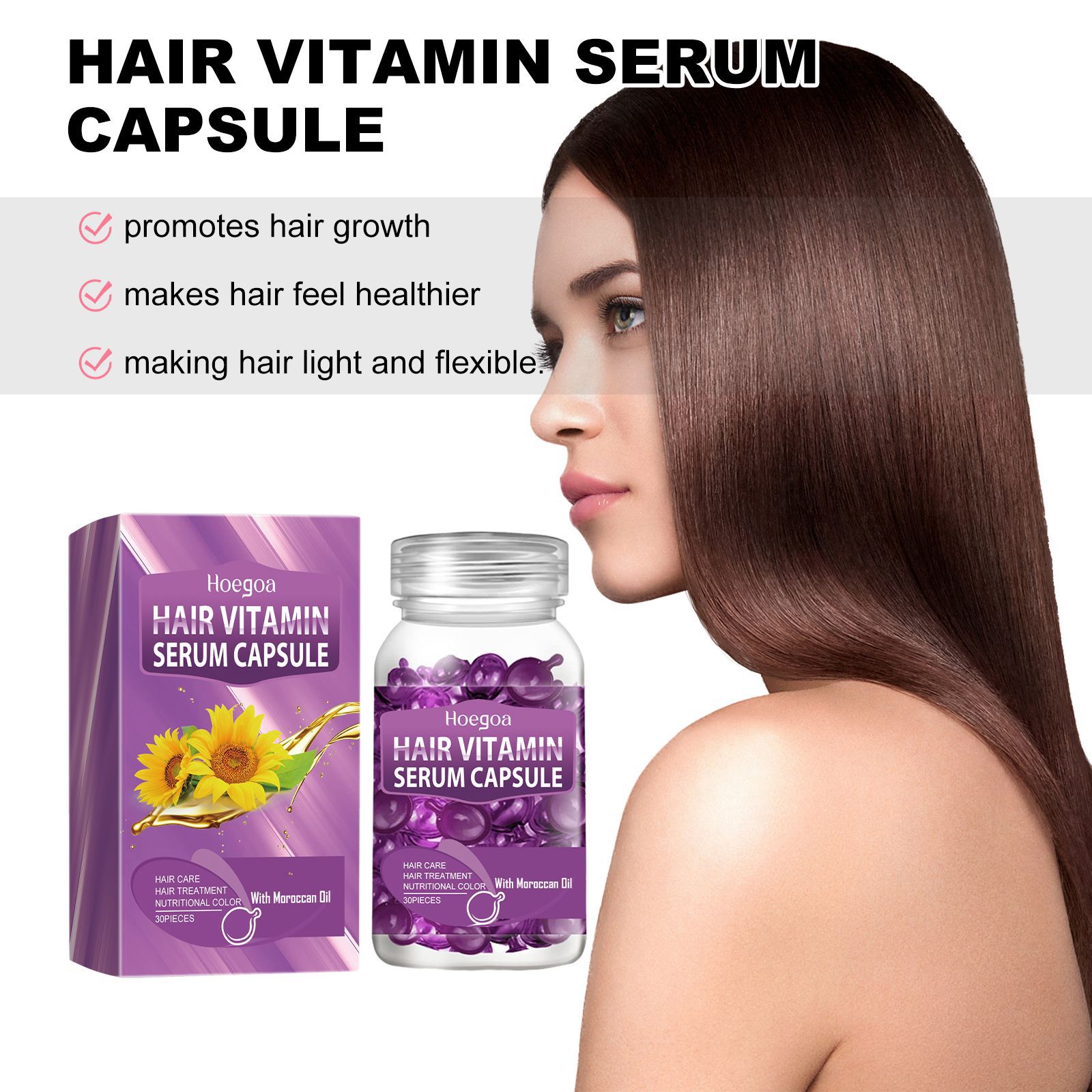Vitamin Hair Essential Oil Cap - Hair Care Capsule review and price