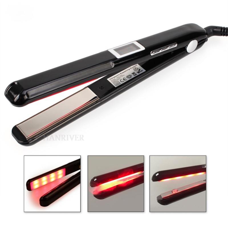 Hair Flat Irons Ultrasonic Inf - Hair Care For Dry And Frizzy Hair review and price