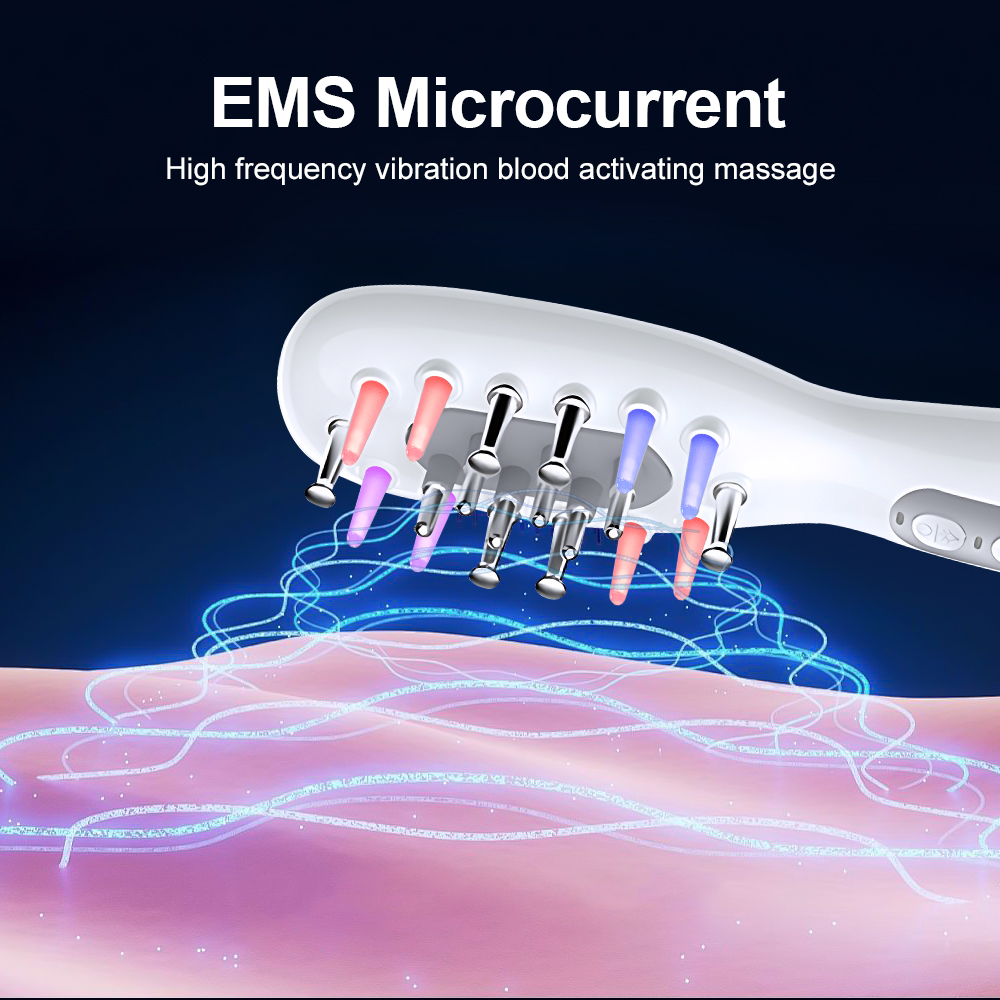 3 Gears EMS Vibration LED Ligh - Hair Care For Hair Growth review and price