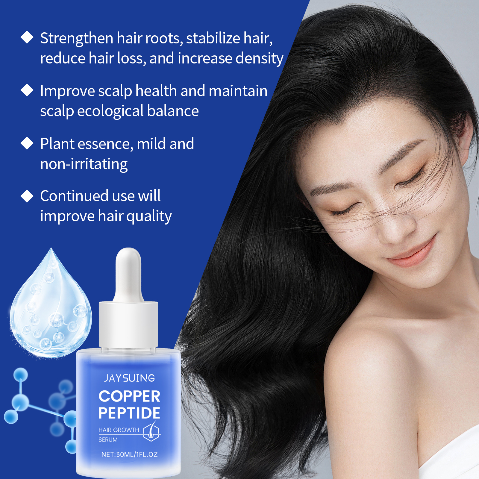 Copper Peptide Shampoo Hair Gr - Hair Care Essence Oil Spray review and price