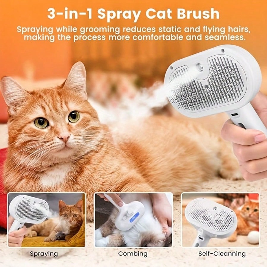3-In-1 Self Cleaning Pet Groom - Hair Care Is Self Care review and price
