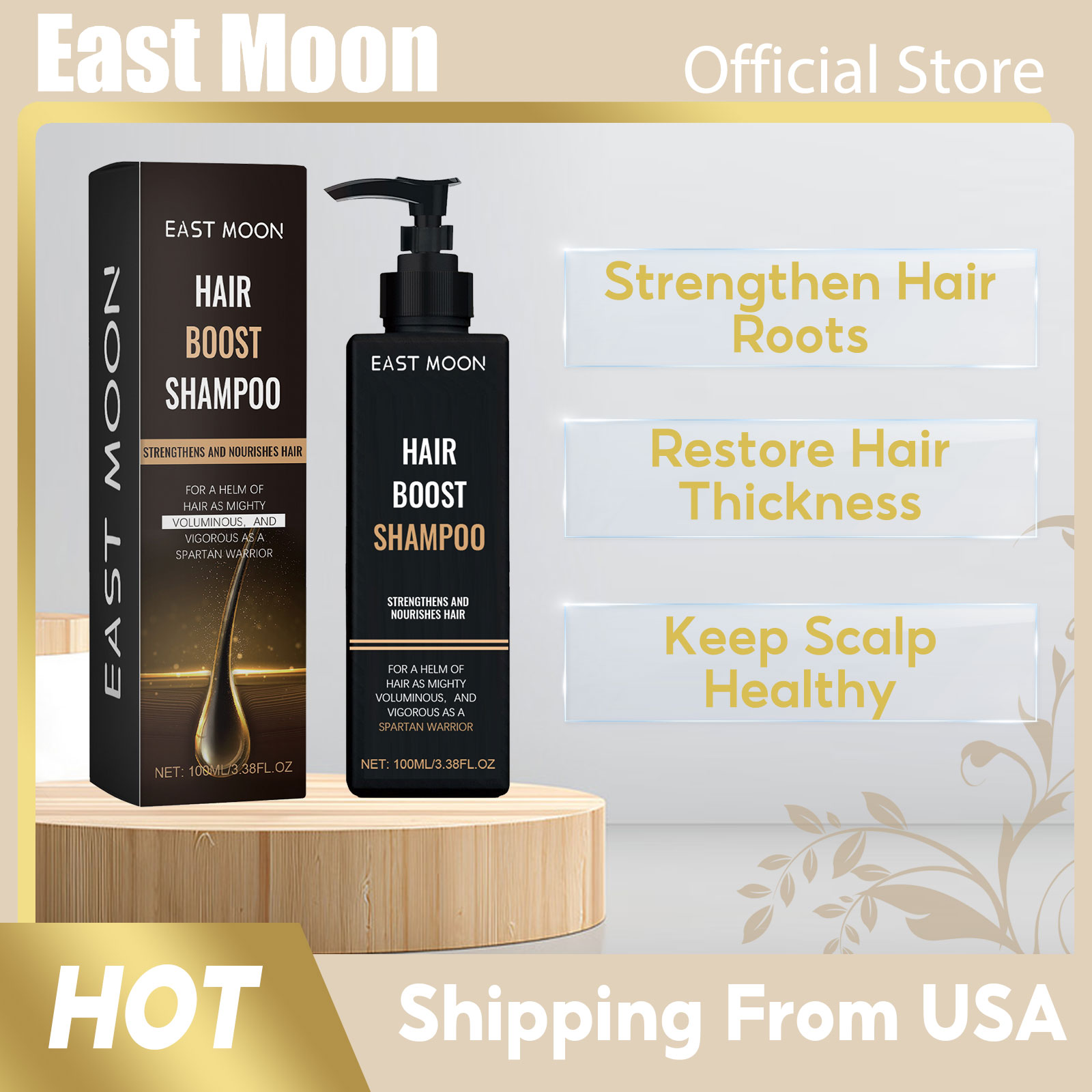 East Moon Hair Regrowth Shampo - Hair Care For Dry And Frizzy Hair review and price