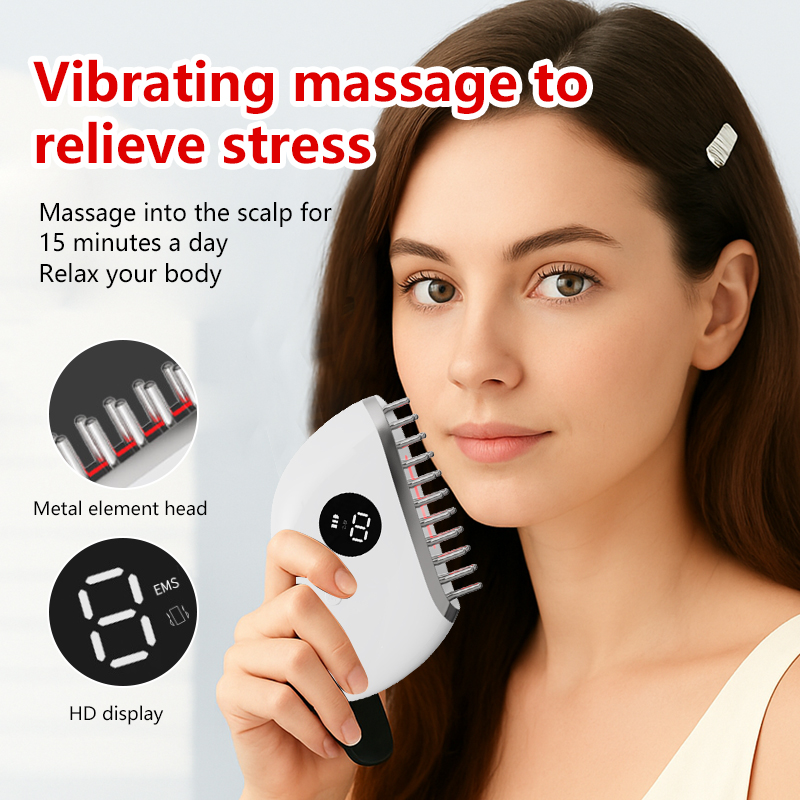 Electric Hair Growth Comb Red  - Hair Care For Hair Growth review and price