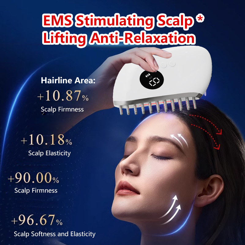 Electric Hair Growth Comb Red  - Hair Care For Hair Growth review and price
