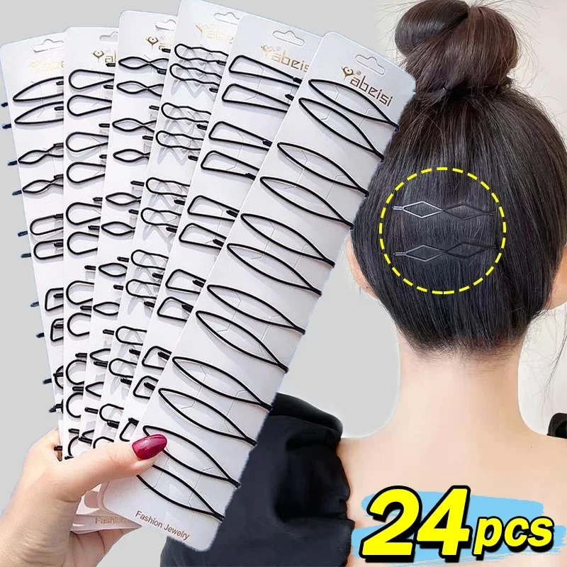 3/24pcs Black Simple Bobby Hai - Bobby Pin Bulk review and price