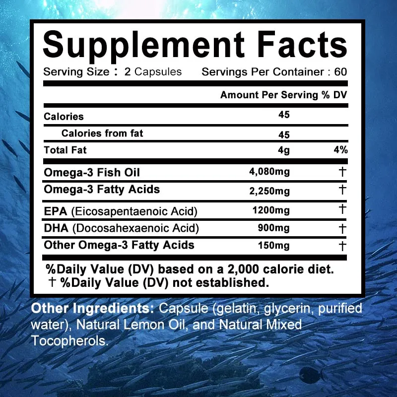 Omega 3 Fish Oil - Supports Ne - Hair Care Capsule review and price