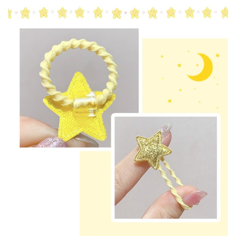 14pcs Hair Ties Cute Glitter H - Hair Care For 5 Year Old Girl review and price
