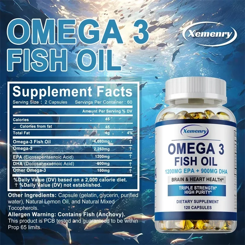 Omega 3 Fish Oil Supplement wi - Hair Care Capsule review and price