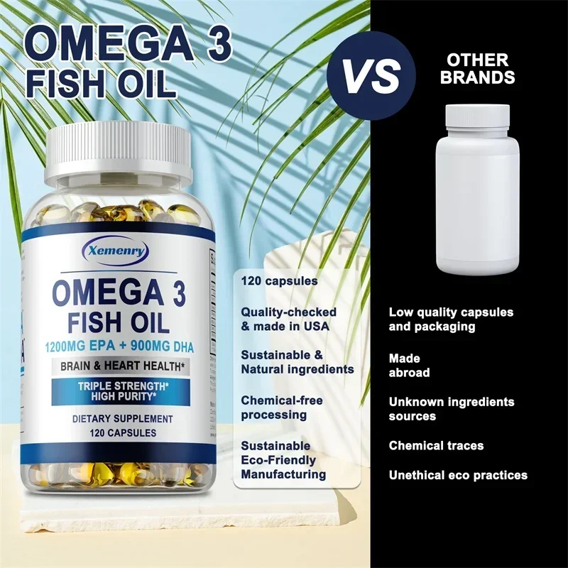 Omega 3 Fish Oil Supplement wi - Hair Care Capsule review and price