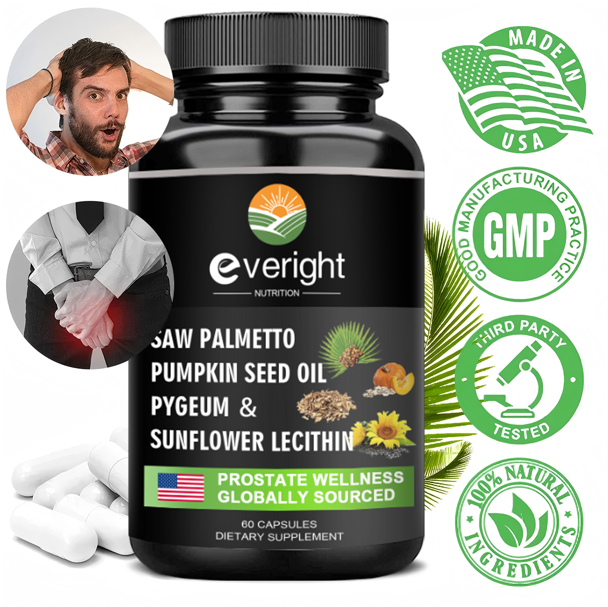 Saw Palmetto Capsules - Prosta - Hair Care Capsule review and price