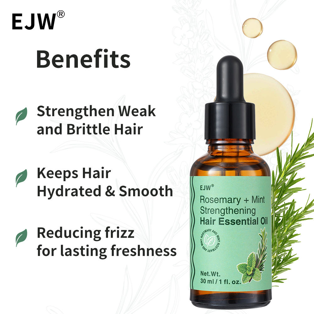 Rosemary & Mint Hair Oil - Str - Hair Care For Dry And Frizzy Hair review and price