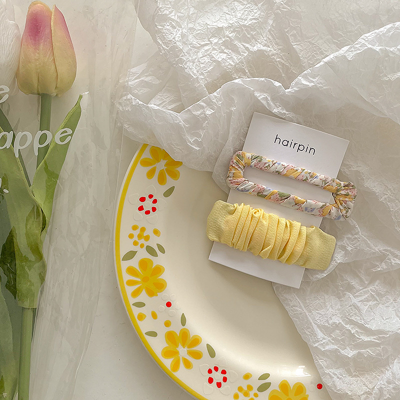2pcs Girls Sweet Floral Print  - Bobby Pin Bulk review and price