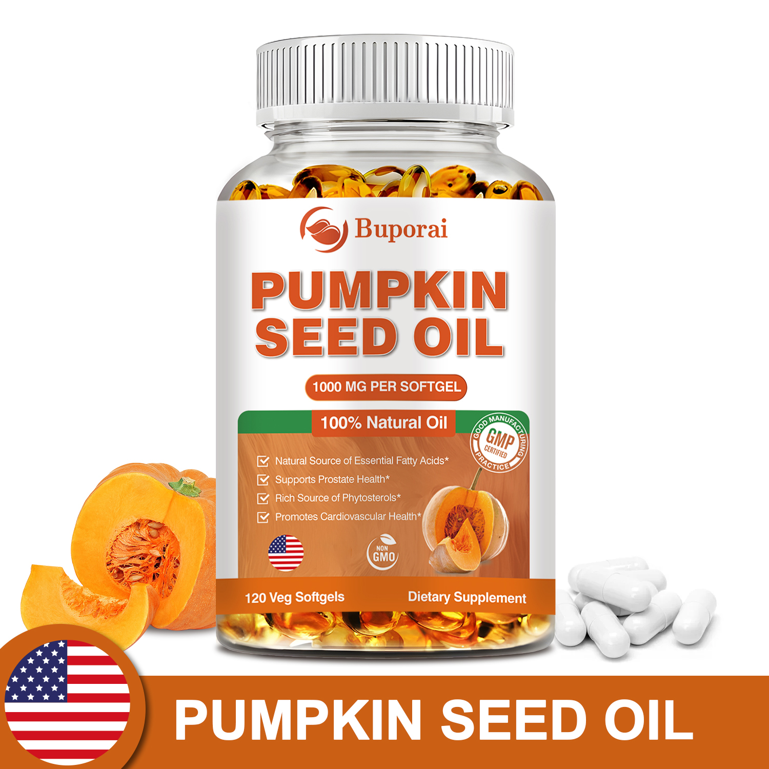Pumpkin Seed Oil - Promotes Ha - Hair Care Capsule review and price