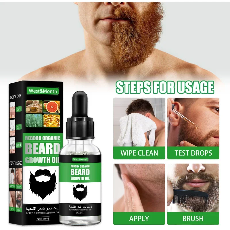 Men Beard Growth Roller Set Be - Hair Care Essence Oil Spray review and price