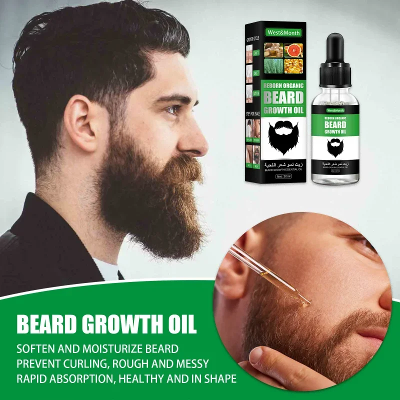 Men Beard Growth Roller Set Be - Hair Care Essence Oil Spray review and price
