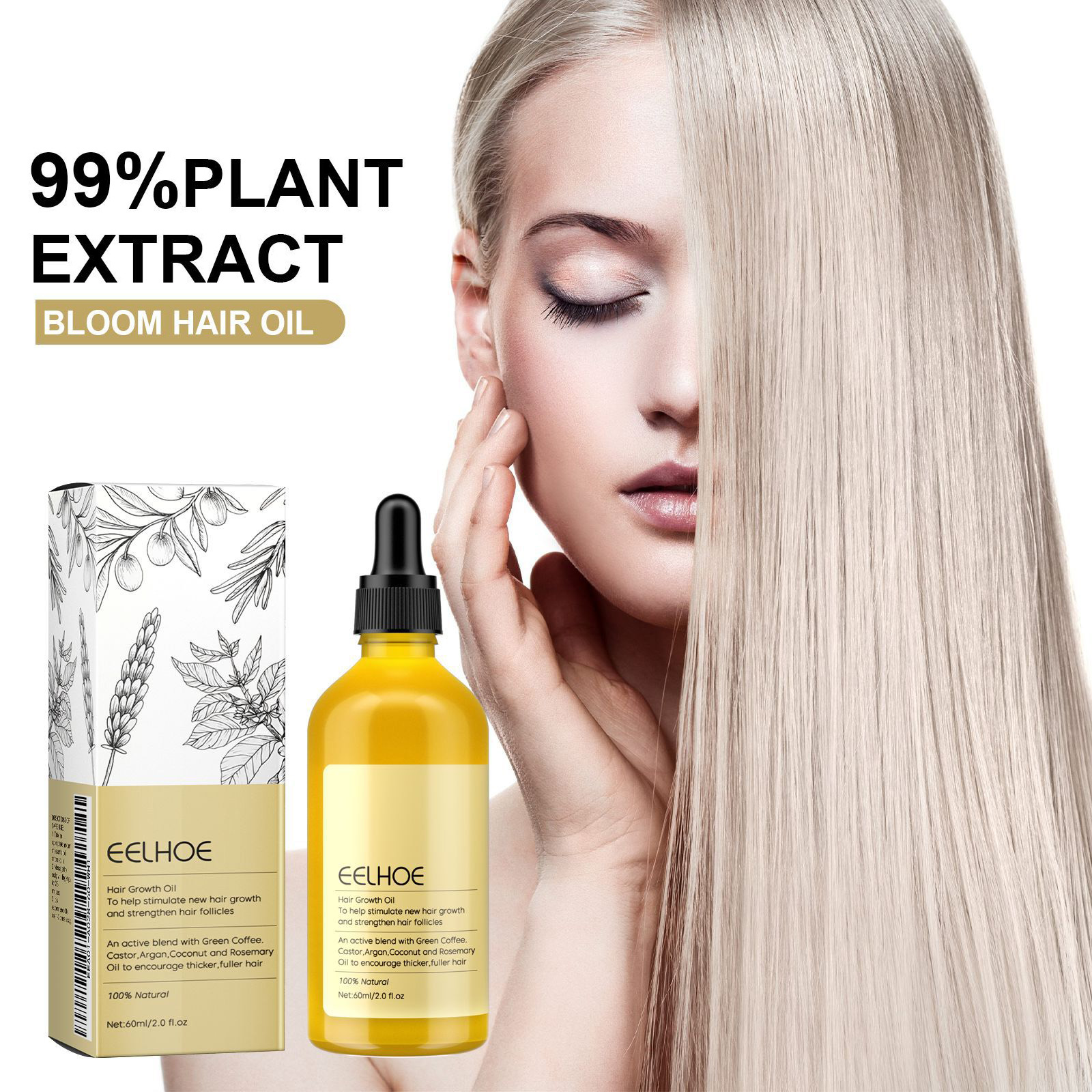 1/2/3pcs Natural Hair Growth O - Hair Care Essence Oil Spray review and price