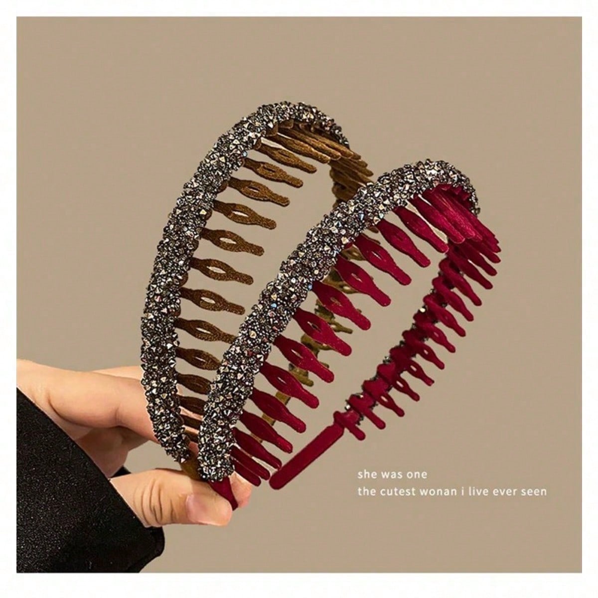 Velvet Non-Slip Headband - Sec - Hair Care Is Self Care review and price