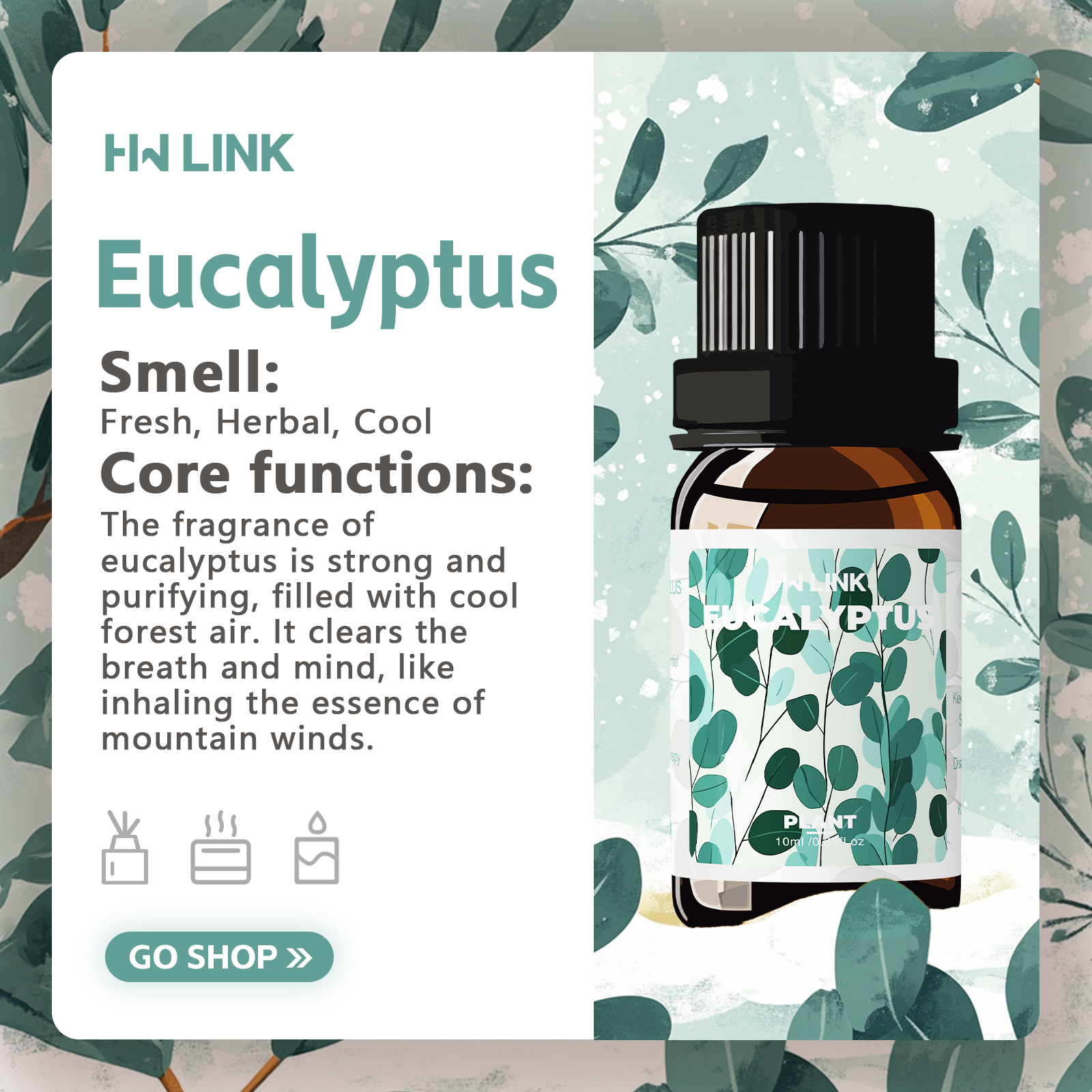 Eucalyptus Essential Oils 10ml - Hair Care Essential Oil review and price