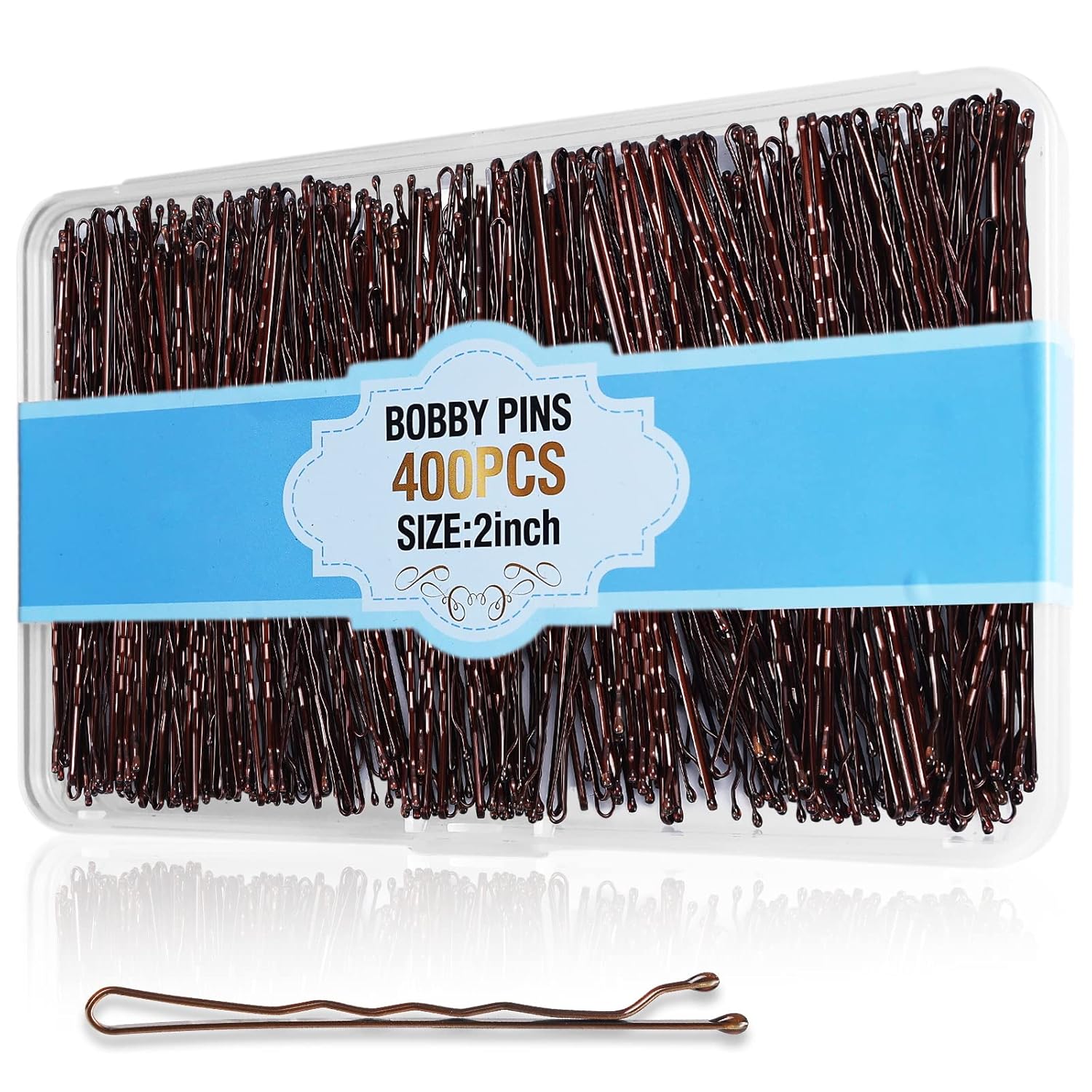 400Pcs Brown Bobby Pins, 2 Inc - Bobby Pin Bulk review and price