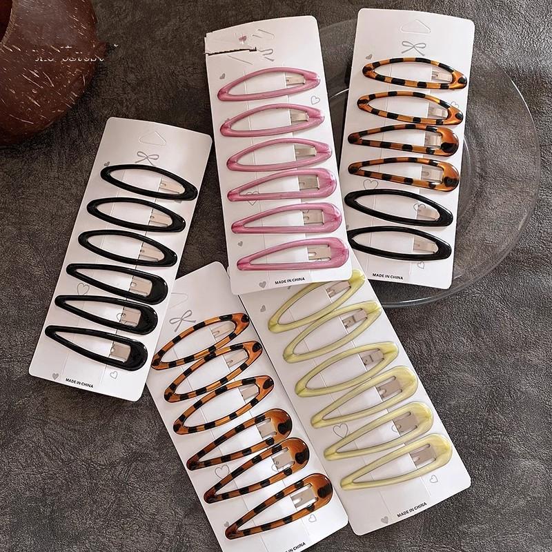 6pcs/pack Geometric Leopard So - Bobby Pin Bulk review and price