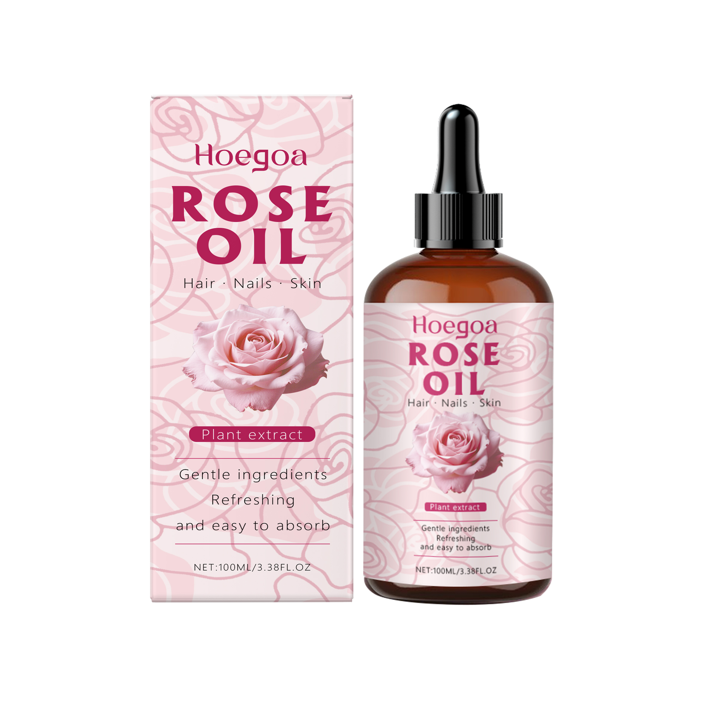 Rose Essential Oil for Hair Fr - Hair Care For Dry And Frizzy Hair review and price