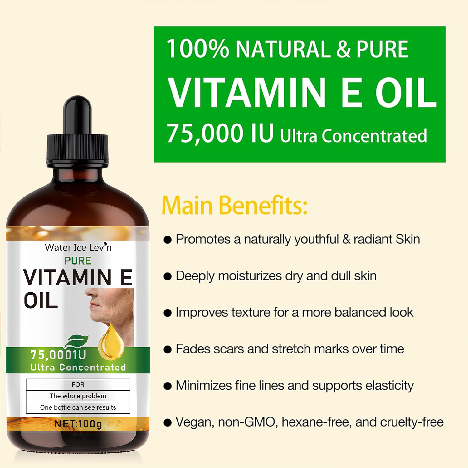 100ml Natural Vitamin E Essent - Hair Care Capsule review and price