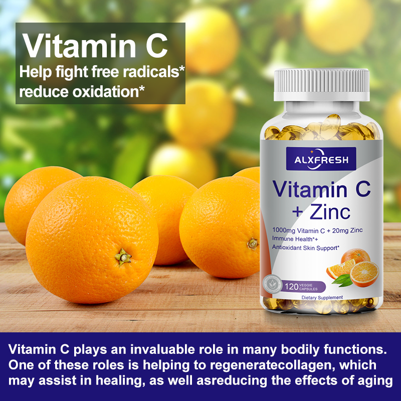 Alxfresh Vitamin C with Zinc f - Hair Care Capsule review and price