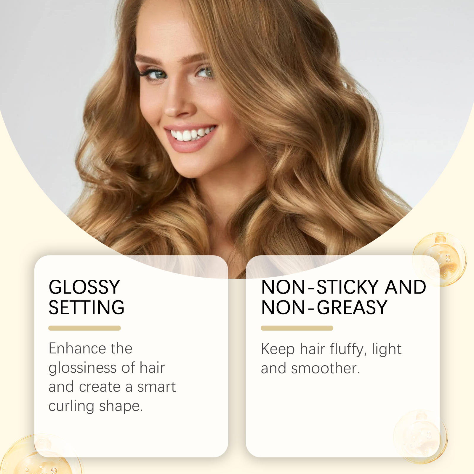 Hair Cream for Curly Hair Smoo - Hair Care For Dry And Frizzy Hair review and price
