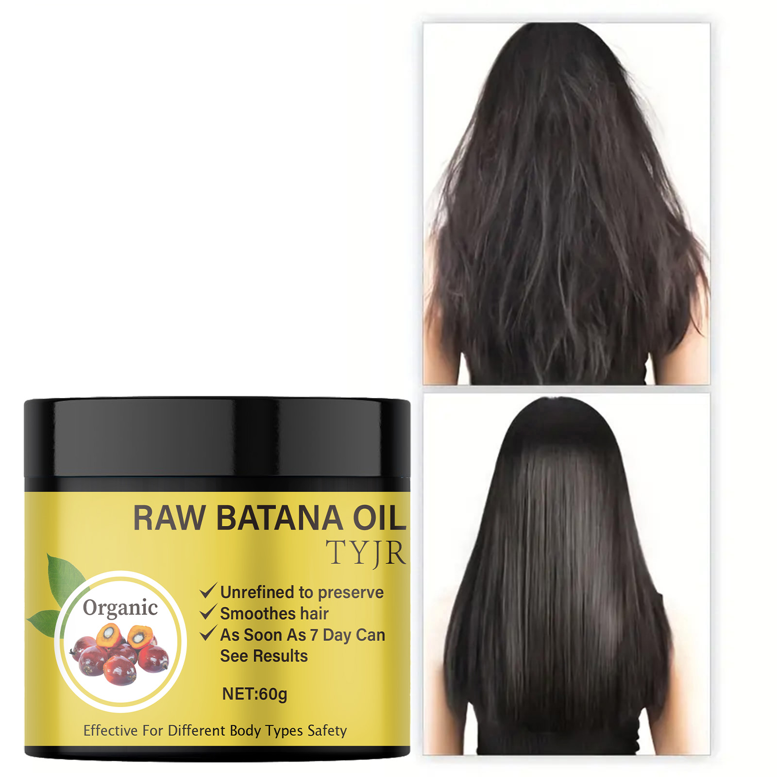 Raw Batana Oil Hair Mask repai - Hair Care For Dry And Frizzy Hair review and price
