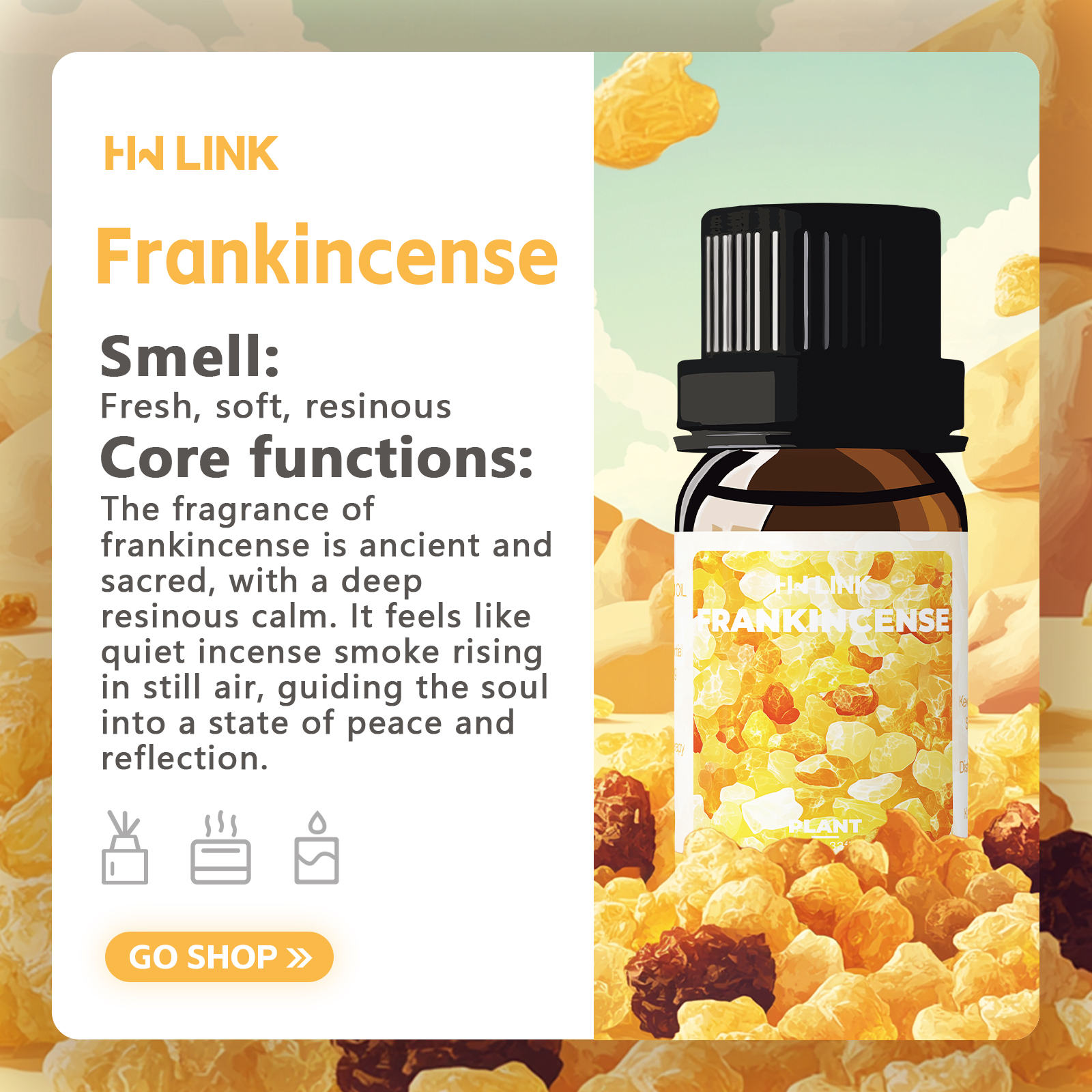 Frankincense Essential Oil 10m - Hair Care Essential Oil review and price