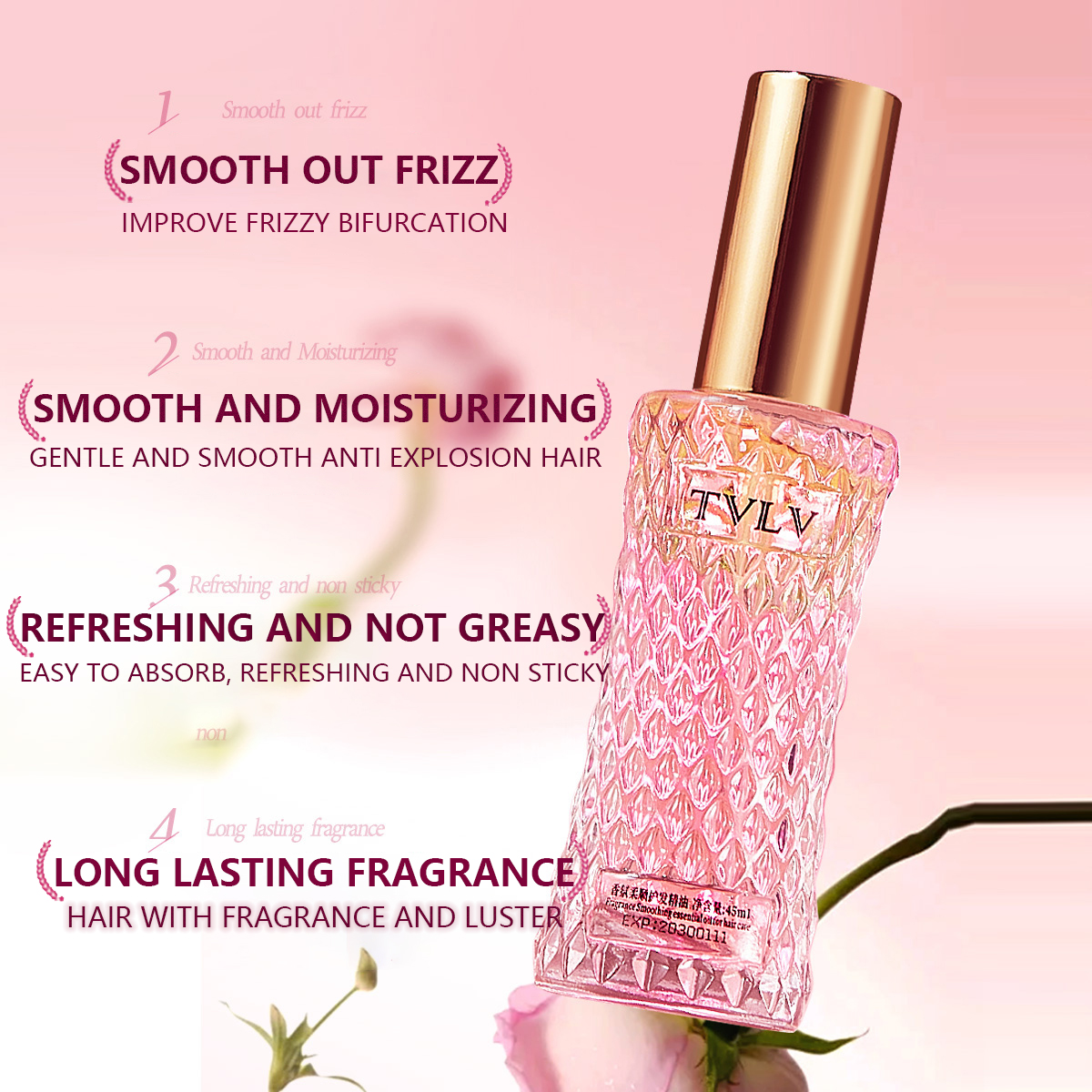2 - in - 1 Hair Repair Perfume - Hair Care Fragrance Essential Oil review and price