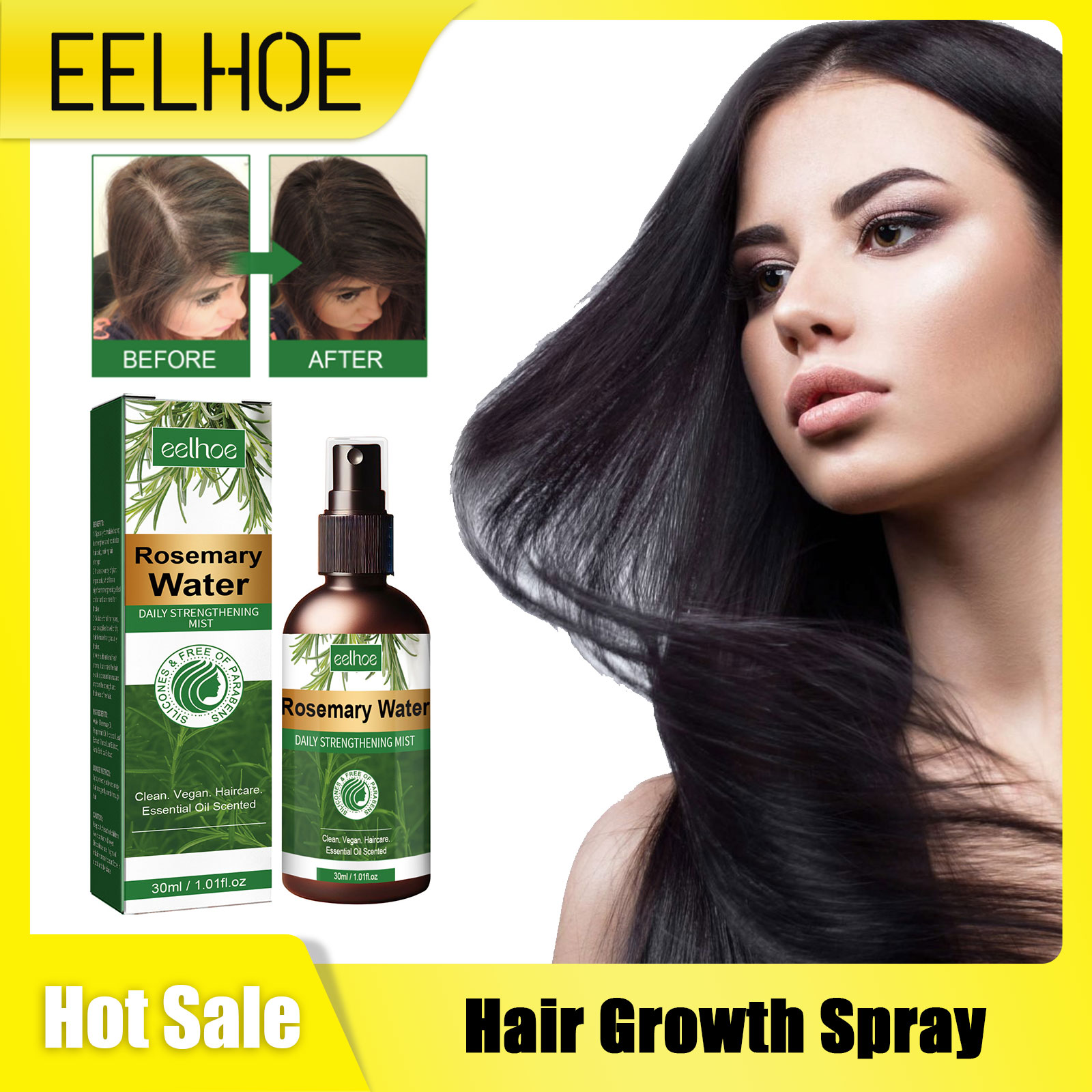Rosemary Spray for Hair Nouris - Hair Care For Hair Growth review and price