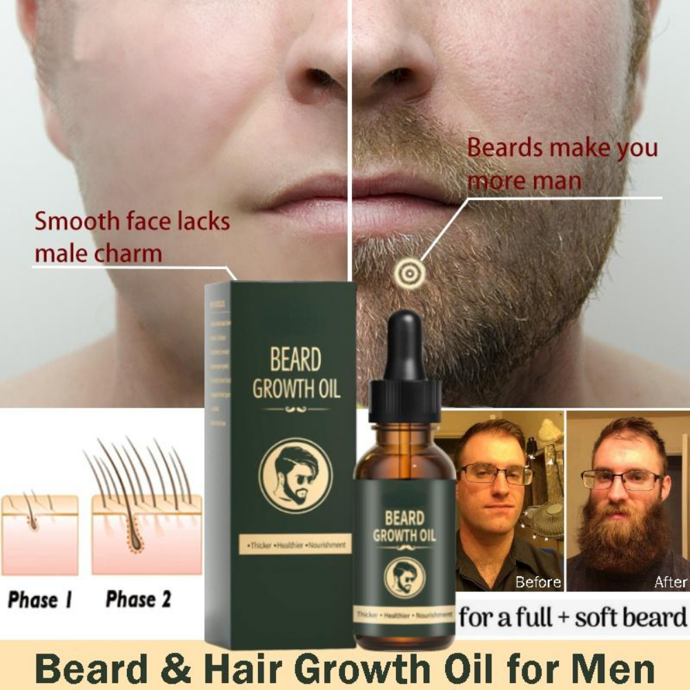 Fast Beard Growth Oil Beard Oi - Hair Care Essence Oil Spray review and price