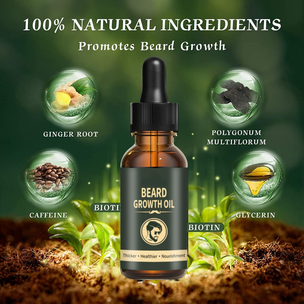 Fast Beard Growth Oil Beard Oi - Hair Care Essence Oil Spray review and price